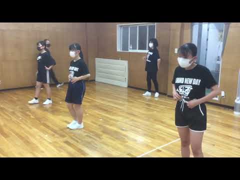 エアロビック技能検定 1級規定演技稽古 エアロビック技能検定特別クラス キッズガーデン武蔵小杉教室 指導 梶原和歌子 小林杏純 2021,7,27