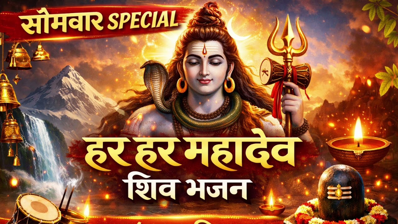 सोमवार स्पेशल शिव भजन | हर हर महादेव | ॐ नमः शिवाय | भोलेनाथ का सुपरहिट भजन 2026