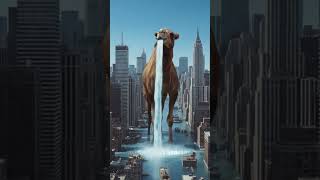 What happened when a Camel stole water from Kid!😭| Funny AI Short Story | #ai #cute