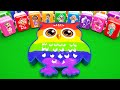 Satisfying ASMR | How to make Owl in Slime Bathtub by Mixing Mystery CLAY Eggs Coloring