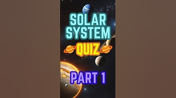 Solar System Quiz Part 1 🌌 | Test Your Space Knowledge! #planets #space