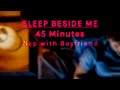 Taking a nap in bed with your gamer boyfriend 45minute sleep aid  boyfriend asmr roleplay m4f