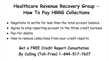 Healthcare Revenue Recovery Group - How To Pay HRRG Collections