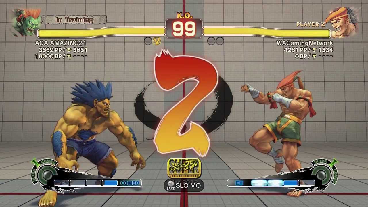 AOA AMAZING21 (BLANKA) VS WAGamingNetwork (ADON) SSFV AE 2013 TEAM BATTLE MATCH UP