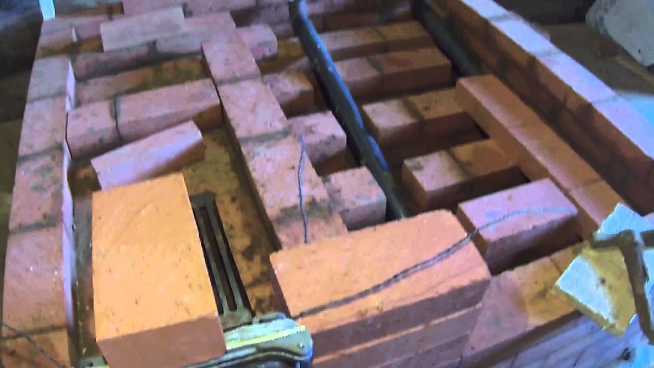 Всё о кирпичной печи ( установка топочной дверцы ) - 1