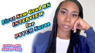 First Interview as a New Grad RN | LPN to RN | Nursing Vlog