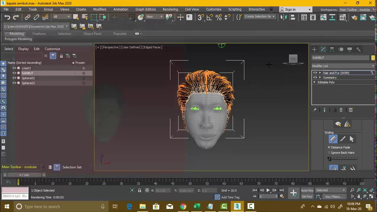 MEMBUAT OBJEK KEPALA 3D DENGAN SKETSA WAJAH SENDIRI MENGGUNAKAN 3DS MAX ...