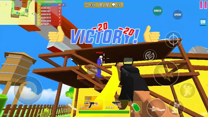 AK-47 20 KİLLS Dude Theft Wars Multiplayer Gameplay