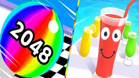 🎮Ball Run2048 vs Juice Run Levels - New Max Level Android,Ios Mobile Gameplay - Samudra Games