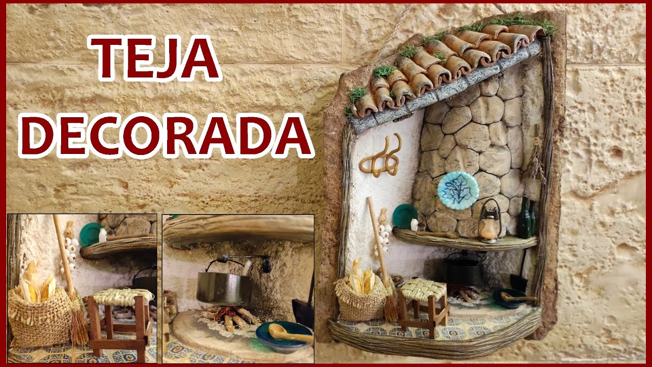 Посмотрите, как я украшаю эту старую и сломанную плитку. Часть 2.