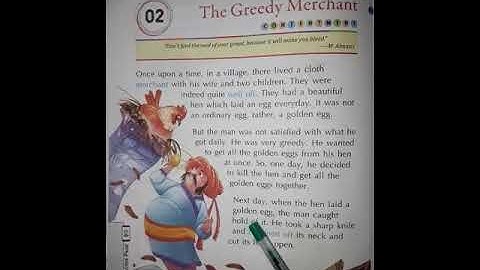 STD II, MORAL SCIENCE,  THE GREEDY MERCHANT,  CH-2, PART 2