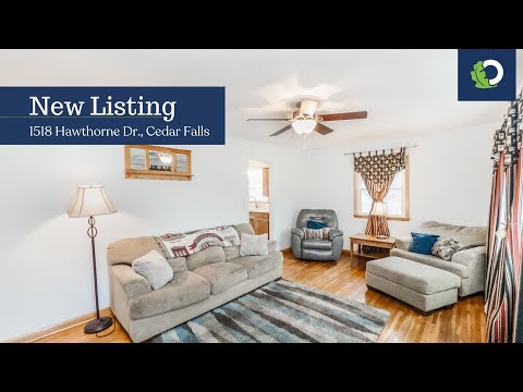 1518 Hawthorne Drive, Cedar Falls, IA home video tour