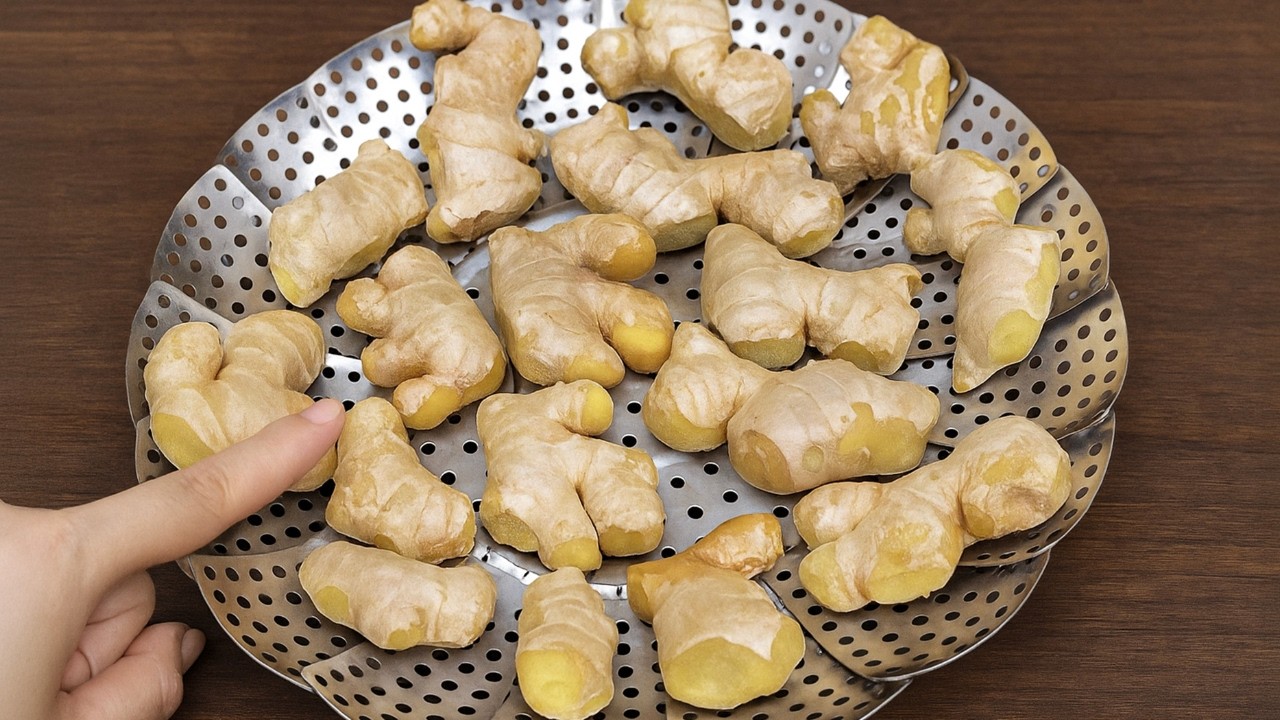 Приготовление имбиря на пару: секрет долголетия 90-летней бабушки!