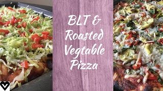 BLT & Roasted Vegtable Pizza {Vegan Recipe}