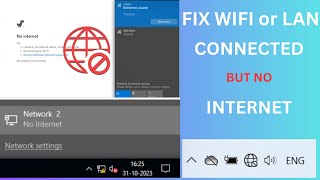 how to fix wifi connected but no internet access on windows 10/11