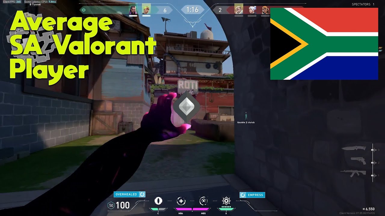 Average SA Valorant players be like
