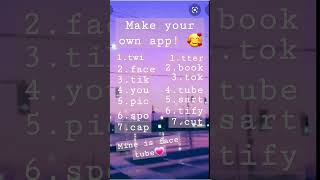 make your own app! 🥰#app #shorts #aesthetic #soft #part2 screenshot 1