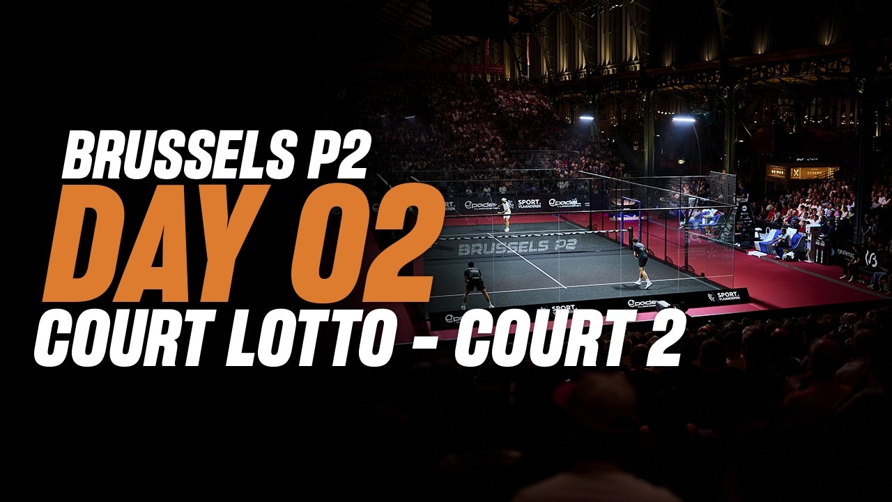 Brussels Premier Padel P2 🇧🇪 : Court Lotto - Court 2