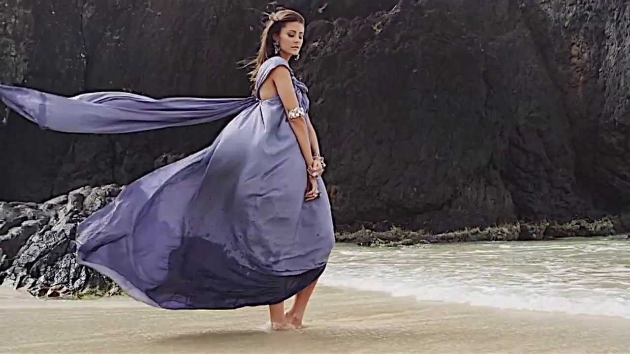 Windblown Silk Dress 10 YouTube play Girls Dress Blowing In The Wind ...