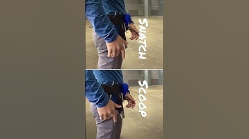 🧐Which one faster? Snatch vs Scoop Draw #uspsa #ipsc #practicalshooting