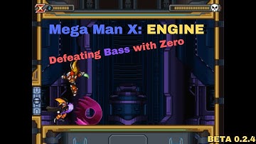 Mega Man X ENGINE: Defeating Bass with Zero