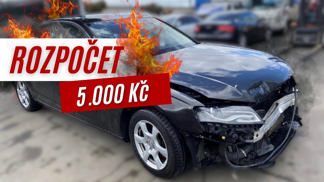 Oprava bourané Audi S4 do 5000,- Kč