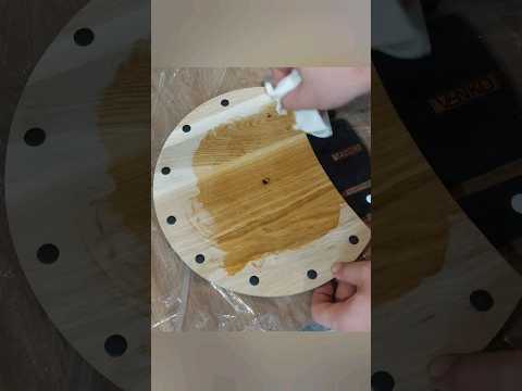 Видео: Oil wax wood clock VENKO #design #designideas #ideas #venkowood #trending #wallclock #woodclock