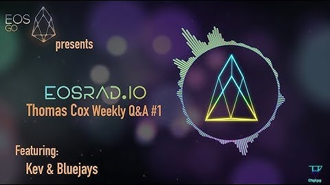 Thomas Cox Weekly Q&A #1 - from Episode 4 of EOSRad.io