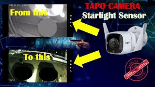Tapo Camera Starlight Sensor Video Not Clear at Night Issue | Security Camera Troubleshooting Guide