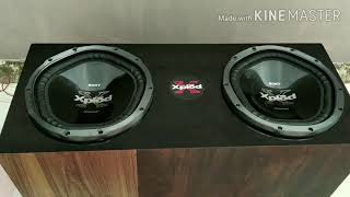 Dual sony subwoofer | sony xplod 1000w woofer | Sony XM