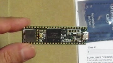 Teensyduino 3.6 - Unboxing and Setup