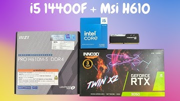 Best 50K GAMING PC Build - RTX 3050 i5 14400F H610M | 2025