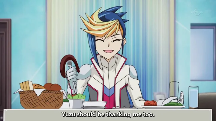 Yugioh Arc-V - Yugo Eating