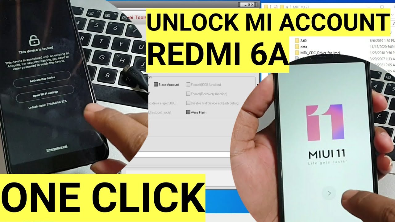 Redmi 7 Mi Account Unlock Mrt