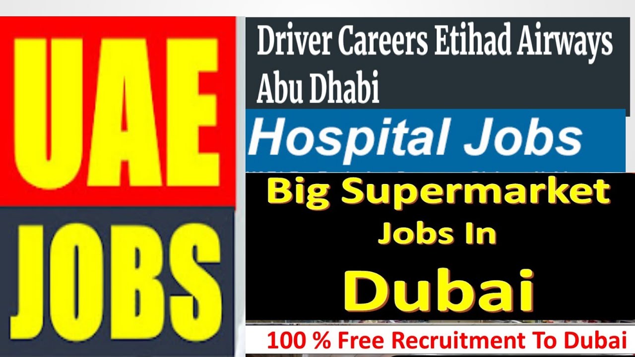 dubaijobs jobsonly uaejobs Latest job vacancies in UAE UAE