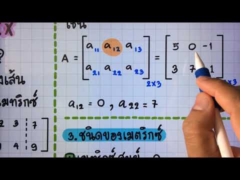 [ตอนที่ 1] 3 เรื่องที่ต้องรู้เกี่ยวกับเมทริกซ์