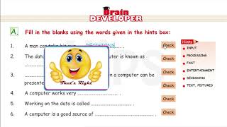 ICT | Computer | Class 2| Computer-An Electronic Device | Homework | C1S1 | By Techno Com