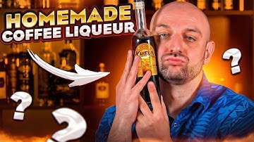 Homemade COFFEE LIQUEUR with rum ☕ How to make Kahlua at home @TheDrCork