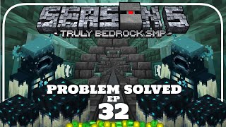 Guardian Farm XP Removing & Creeper Problem SOLVED - Truly Bedrock Season 5 Minecraft SMP Episode 32