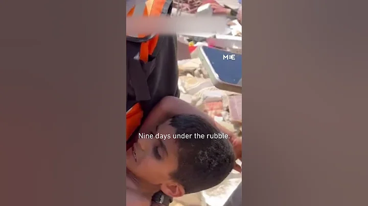 A Palestinian child is rescued from under the rubble after being trapped for nine days - DayDayNews