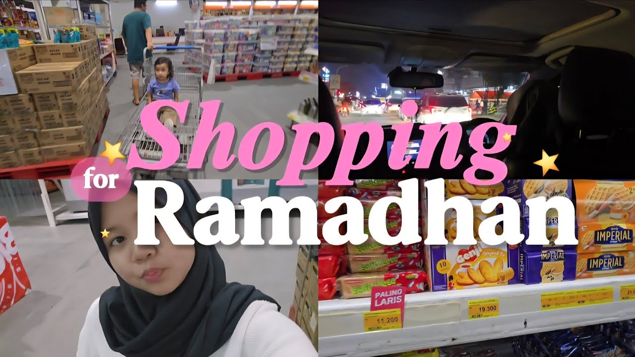 VLOG V | i shop for stock in ramadhan : spend so many money 🙏🏻