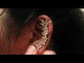 Boderier Earrings Crystal Cluster Top Ear Clip / Ear Cuffs