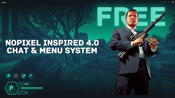 Free !! Nopixel 4.0 inspired  qb-menu and chat system !! Part-3