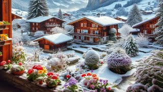 Grindelwald, Switzerland 4K  Snowy walk in the most beautiful Swiss village  winter fairytale