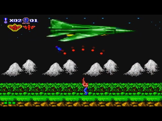 Contra (NES) - Gameplay Completa! 