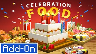 Celebration Food | Minecraft Marketplace Addon | Showcase