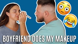 BOYFRIEND DOES MY MAKEUP  (absolutely hilarious)