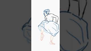 ballet dancer animated  I #shorts #animation