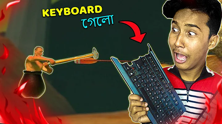 I BROKE MY KEYBOARD - Getting Over It || Narin The Gamer