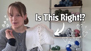 Eva Cardigan Junior, Ingrid Sweater, Carls Cardigan & Wedding Dress Try On// Knitting Podcast 040